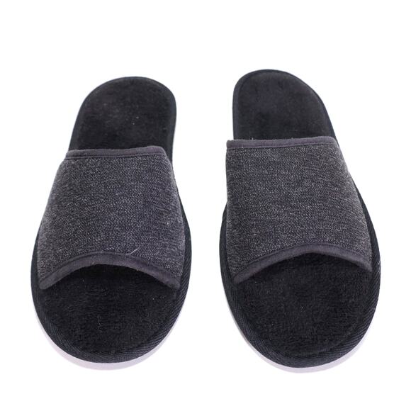 Gold Toe Other - Gold Toe Mens Open Toe Memory Foam Slippers - Mens Medium (8-9) - Black - NIB